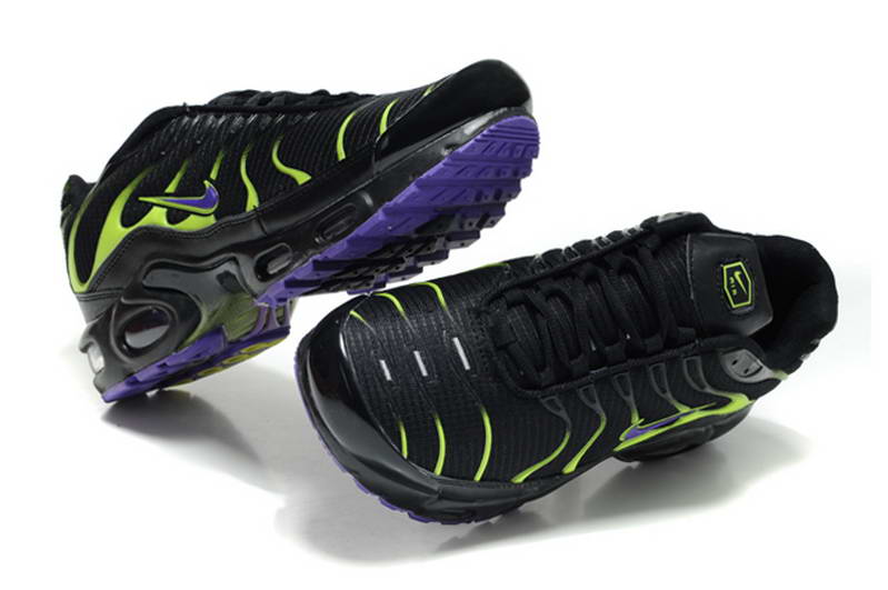 Nike Tn New Chaussures Hommes Noir Jaune Bleu (2)